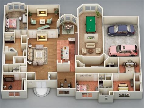 2d to 3d floor plan by Rishabh kushwaha, via Behance | House floor design, House floor plans ...