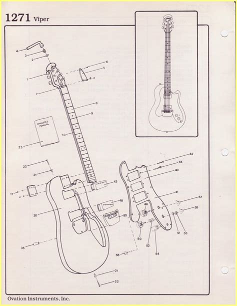 Ovation Parts Catalog