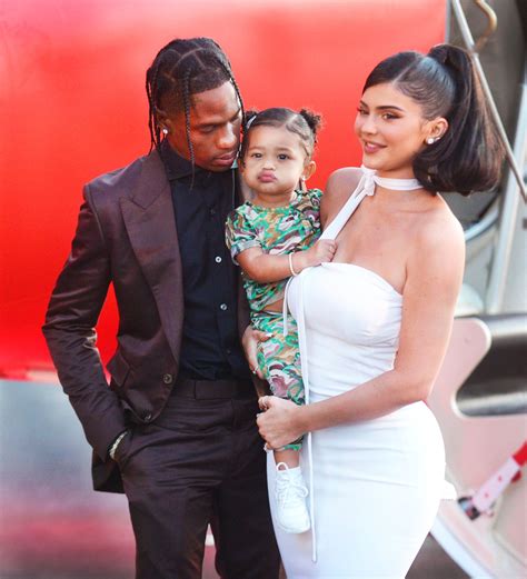 Travis Scott Hangs Out With Kylie Jenner, Stormi in Amid Quarantine ...