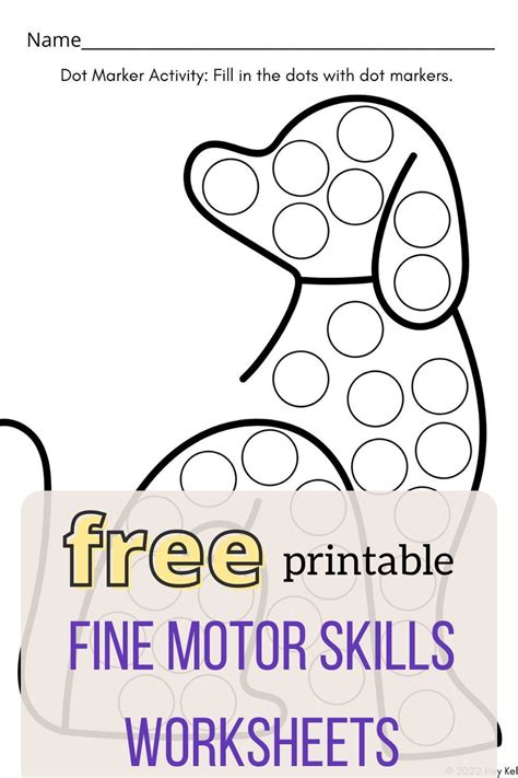 Free printable fine motor skills worksheets – Artofit