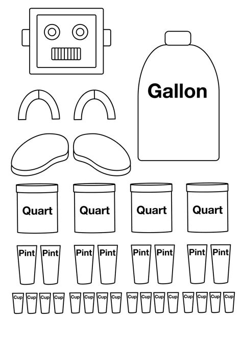 Gallon Bot Printable Free - Free Printable