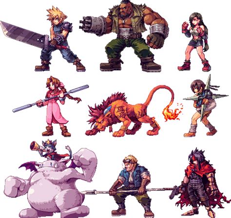 final fantasy 7 characters - Deafening Bloggers Pictures