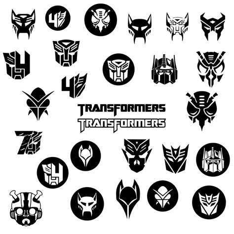 Transformers Svg, Transformer SVG Faces, Transformers Logo Layered SVG ...