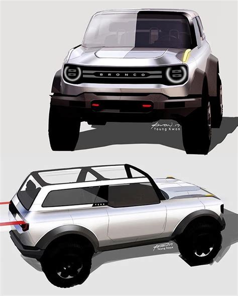 Ford Bronco Sketch Design | 자동차, 운송수단 디자인, 개