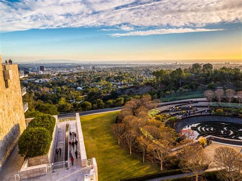 The Getty Museum's Panoramic Views of L.A. - At the Getty, incredible vistas are only a monorail ...