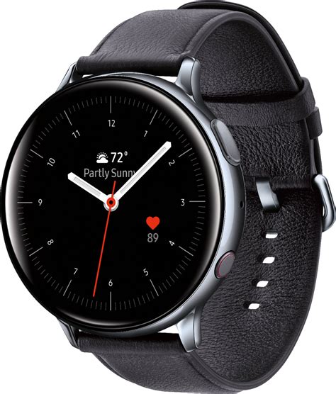 Questions and Answers: Samsung Galaxy Watch Active2 Smartwatch 44mm Stainless Steel LTE ...