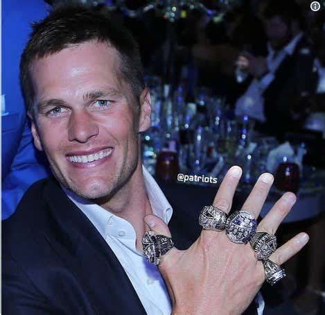 Tom Brady With 6 Rings