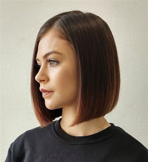 50 Spectacular Blunt Bob Hairstyles | Blunt bob hairstyles, Long bob ...