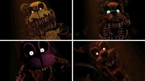 FNAF TWISTED ANIMATRONICS JUMPSCARES (FIVE NIGHTS AT FREDDY'S) - YouTube