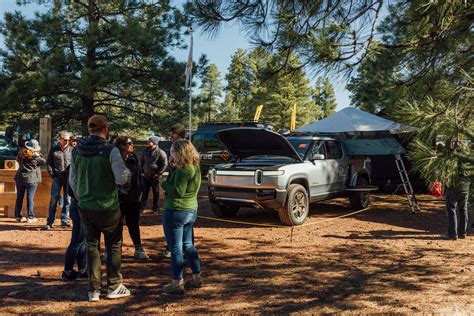 Meet the Rivian R1T Camper Pickup Truck with a mobile kitchen