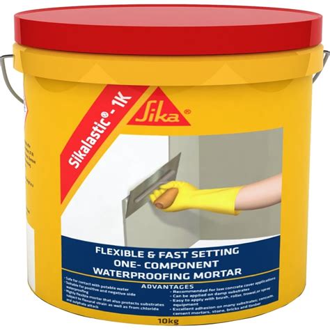 Sika Sikalastic 1K 10kg Pail Cement Based Membrane - TradieCart