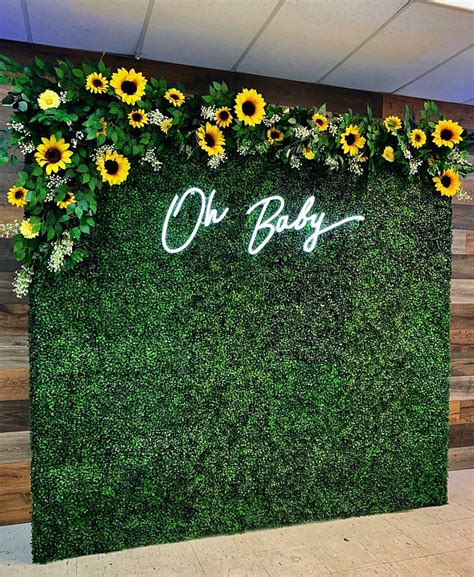 Grass Backdrop Grass Wall Panels Baby Shower Backdrop | Etsy