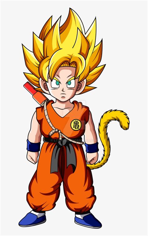 Super Saiyan Kid Goku - Kid Goku Ssj - Free Transparent PNG Download - PNGkey