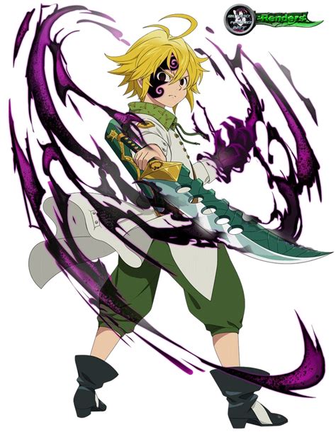 Seven Deadly Sins Meliodas Render by BloodAkenoArt on DeviantArt