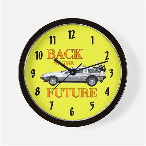 Back To The Future Clocks | Back To The Future Wall Clocks | Large, Modern, Kitchen Clocks