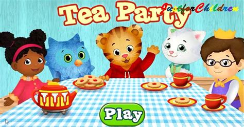 Daniel Tiger's Neighborhood TEA PARTY - Fun Video Games for Kids