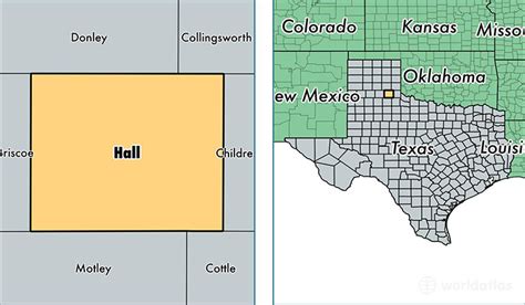 Hall County, Texas / Map of Hall County, TX / Where is Hall County?