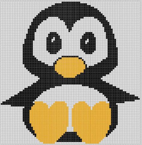 Penguin Cross Stitch Pattern - Etsy