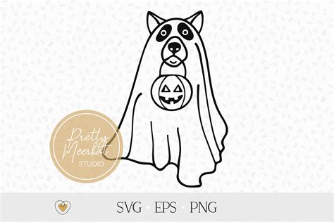 Dog Ghost svg, Halloween dog svg, Halloween png, Cut file By Pretty ...