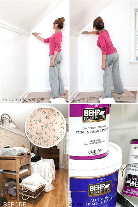 How To Paint Over Wallpaper The Quick & Dirty Way