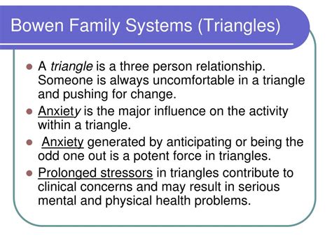 Triangles In Family Systems