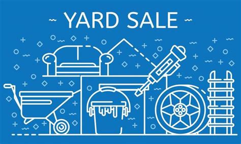 Yard Sale Vector Art, Icons, and Graphics for Free Download