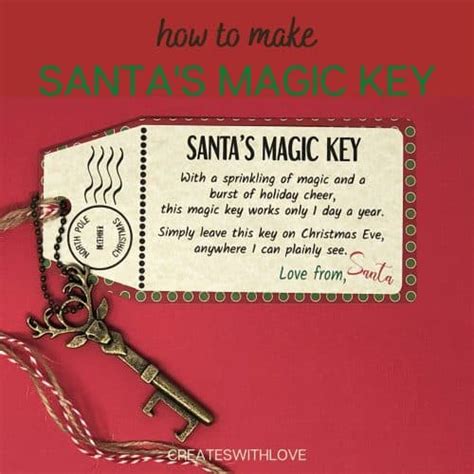 SANTA’S MAGIC KEY: Free Files too! - Creates with Love