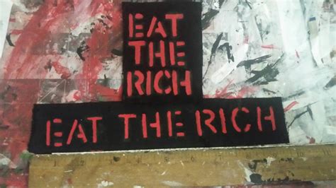 Eat the rich patch punk patches anarchist patches crust punk | Etsy