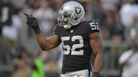 Download NFL Khalil Mack Oakland Raiders Los Angeles Rams Wallpaper | Wallpapers.com