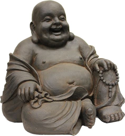 Hi-Line Gift Ltd Happy Sitting Buddha Statue, 165-Inch: Amazon.co.uk ...