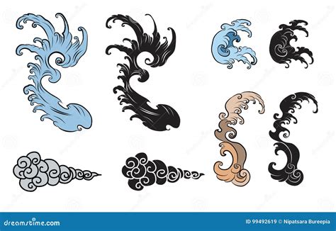 Japanese Wave Tattoo Drawing - Shutterstock Puzzlepix, Buy japanese ...