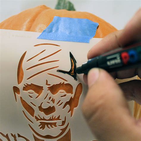 Pumpkin Carving with Stencil1 stencils and a Dremel | Stencil 1