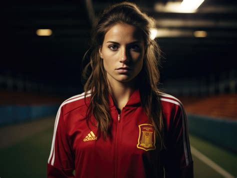 Premium AI Image | Spain women national football team victory