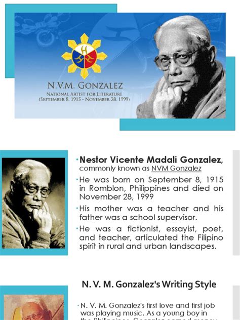 NVM Gonzalez | PDF | Writing | Poetry