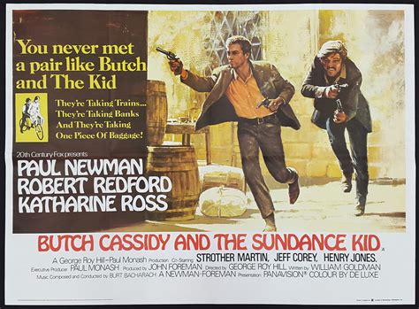 BUTCH CASSIDY AND THE SUNDANCE KID (1969) Original Vintage UK Quad Film Movie Poster | Picture ...