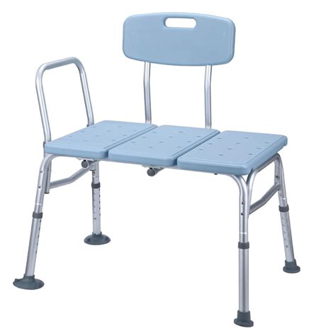 Zimtown Bath & Shower Transfer Bench - Adjustable Handicap Shower Chair - Medical Bathroom ...