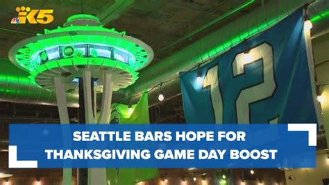 Seattle bars hope for Seahawks Thanksgiving game day boost - YouTube