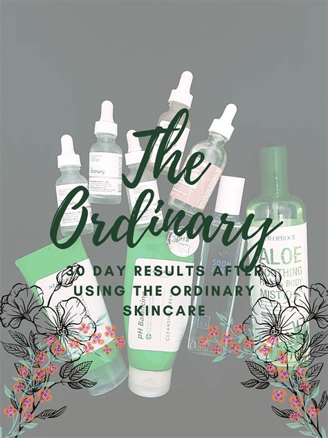 'The Ordinary' Skincare Routine- 30 day results