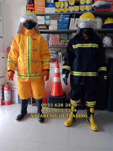 FIREMAN SUIT Set Fireman Suit on Carousell