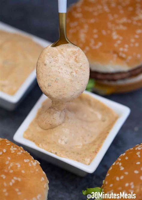 Big Mac Sauce Copycat - 30 minutes meals