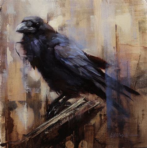 A Not So Common Raven Crow Painting, Painting & Drawing, Crow Art, Bird ...