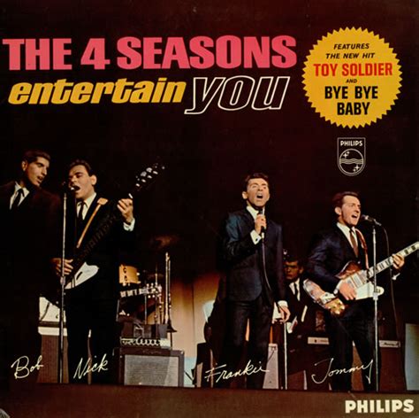 Photo Flashback: ‘The 4 Seasons Entertain You’ 1965 Album Cover! · Jersey Boys Blog