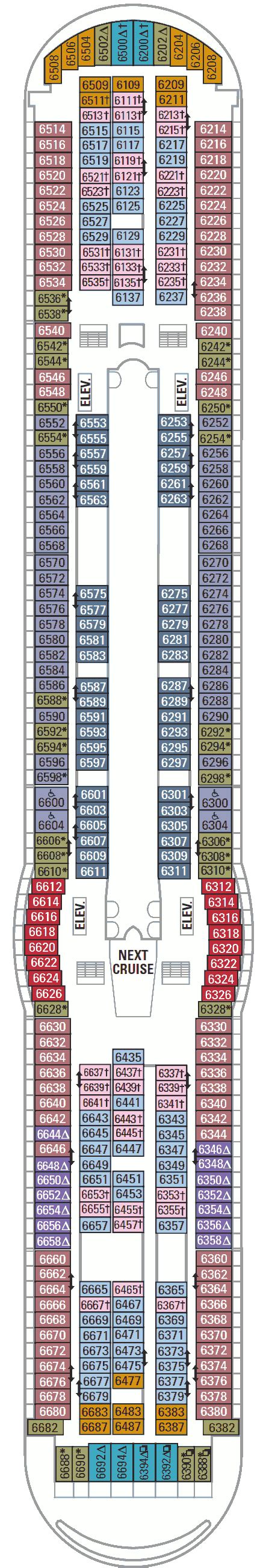 Explorer of the Seas deck plans - Cruiseline.com