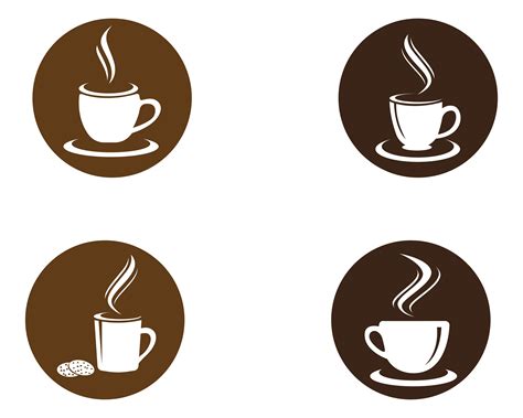 Coffee cup Logo Template vector icon design 585471 Vector Art at Vecteezy