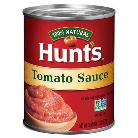 Hunt's 100% Natural Tomato Sauce - 29oz : Target