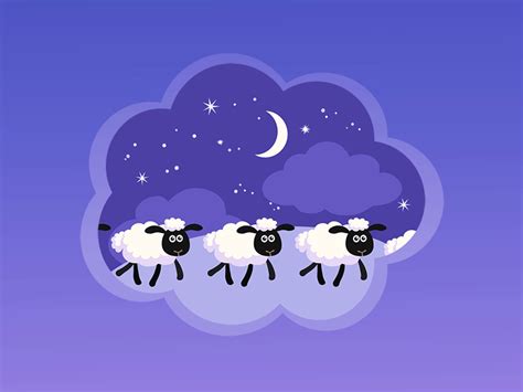 Sheep trotting in a dream bubble animation by Elena Kulagina on Dribbble