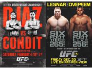 UFC Autographed Posters | FighterXFashion.com