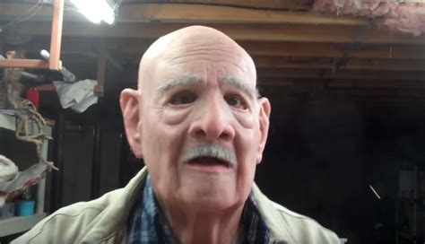 Realistic Old Man Mask