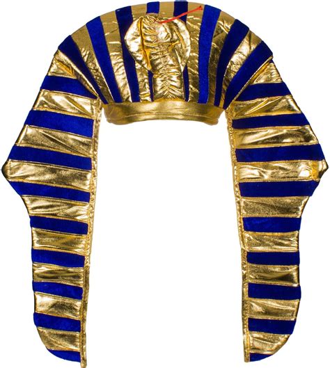 Amazon.com: Gold and Blue Egyptian Pharaoh Hat: Clothing