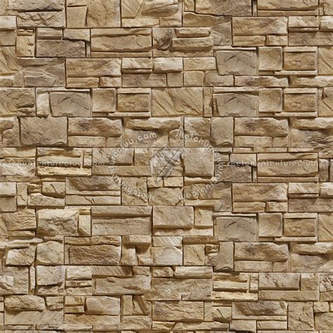 Wall cladding stone mixed size seamless 08002